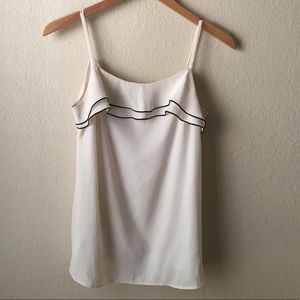 LOFT Ruffle Camisole Blouse